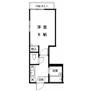 東京都新宿区百人町1【アパート】の間取り