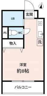 ジュネパレス松戸第2【3階】の間取り