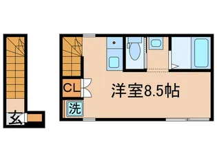 ベレガンス船橋VII【2階】の間取り