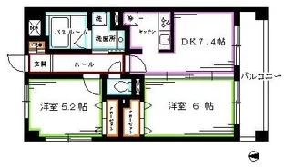 ヤサビアン【1階】の間取り