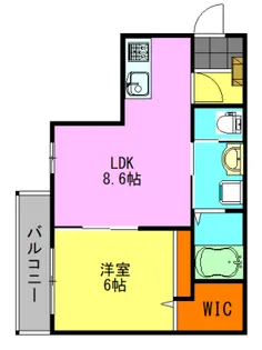 セミカ葛城II【3階】の間取り