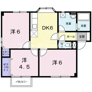 プラドールネオアサヒ【2階】の間取り