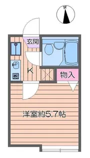 サンアベニューIIA【2階】の間取り