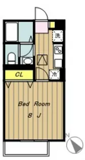 Espoir エスポワール【1階】の間取り
