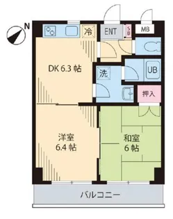 カサグランデ【4階】の間取り
