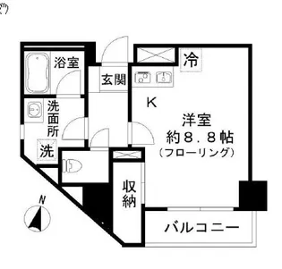ONE三ノ輪【9階】の間取り