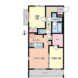 モストンソラーレ【3階】の間取り
