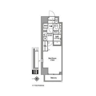 コンフォリア馬込【1階】の間取り