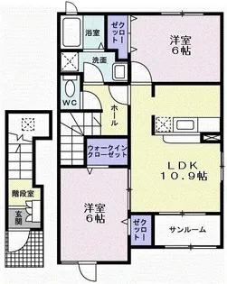 ステップアップB【2階】の間取り
