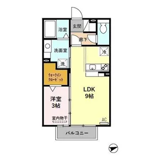 ドリーム・レセンテ B【1階】の間取り