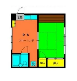 ハイムオオヤマ【1階】の間取り