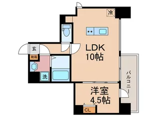 クローナコート烏丸御池【8階】の間取り