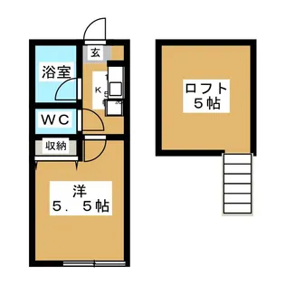 リヴィエール府中【1階】の間取り