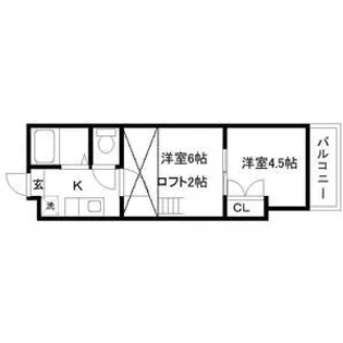 ソラーナ柴田【2階】の間取り