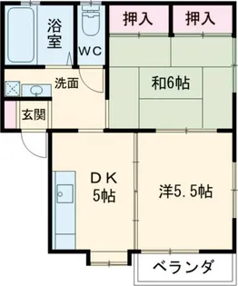 クレッシェンド【1階】の間取り