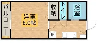 ウィズステージさくら【2階】の間取り