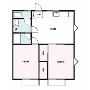 一の崎ハウス【2階】の間取り