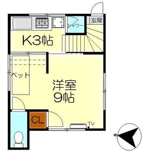 田中アパート【2階】の間取り