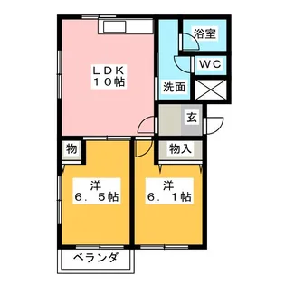 ソラーレ【2階】の間取り