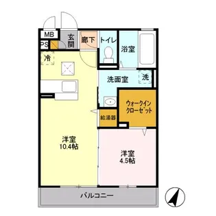 ピラタスX【1階】の間取り