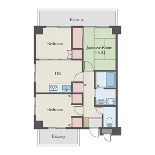 メゾン・ド・ソレイユ横浜【3階】の間取り