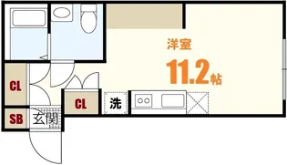 グランデール山本【1階】の間取り