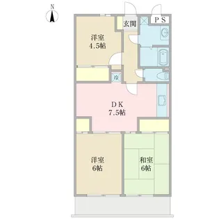 サンテラス岩崎【3階】の間取り