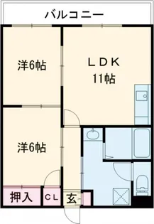 アルコ・ラ・カーサ 町坪(OR)【2階】の間取り