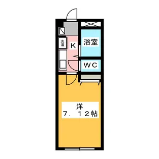 ハイツ幸町【1階】の間取り