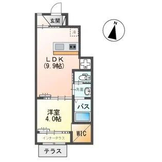ナチュラル タクト【1階】の間取り