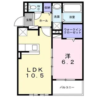 フォレストヴィラIII【2階】の間取り