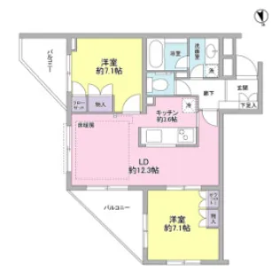 ザセンチュリーミヤザキダイの間取り