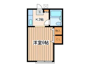 ハイム花水木【2階】の間取り