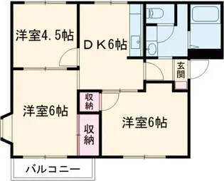 ピュア・ハイツA【2階】の間取り