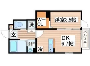 MeriaI(メリア)【1階】の間取り