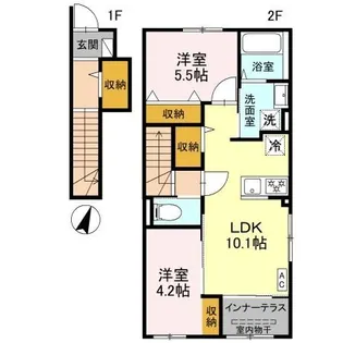 マリーゴールド【2階】の間取り