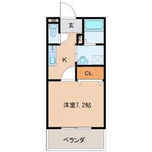 サンビレッジB【2階】の間取り