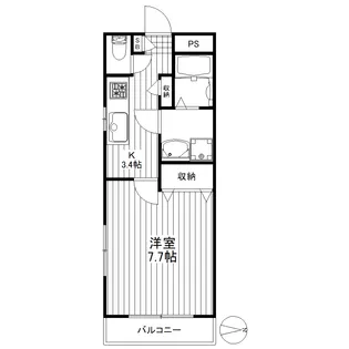 MAISON PLEASUREI【1階】の間取り