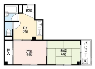 ビスタ千里丘【2階】の間取り