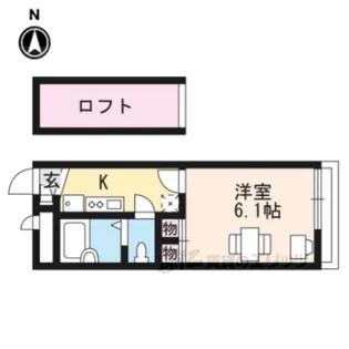 レオパレスサンシャイン【1階】の間取り