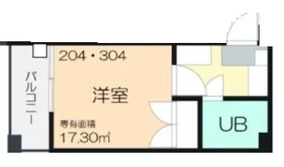 井花屋ビル【3階】の間取り