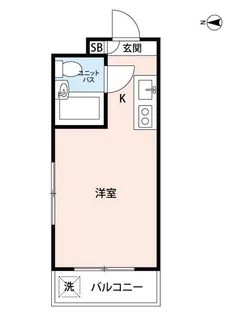 マイナビSTAYパレス文京大塚(メゾン・ド・エリス)【4階】の間取り