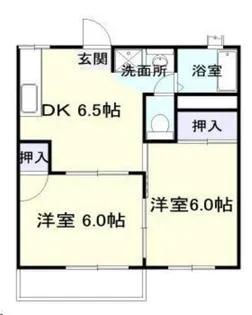 タウニイサンライズ A棟【2階】の間取り