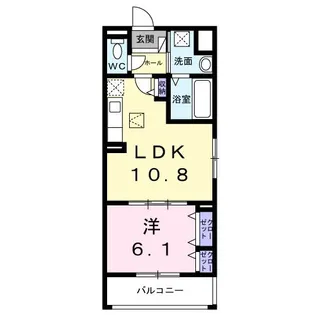 ハレプア【3階】の間取り