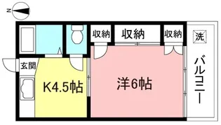 第3ふじみ荘【2階】の間取り