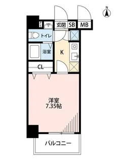 ヴェルステージ西川口III【6階】の間取り