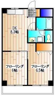 ベル・ドミール【6階】の間取り