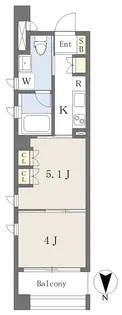 KLCタワー大阪【10階】の間取り