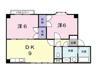 サンドール【2階】の間取り