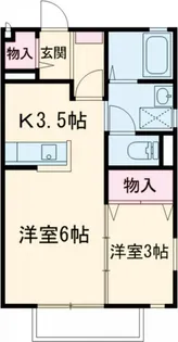フルール【2階】の間取り